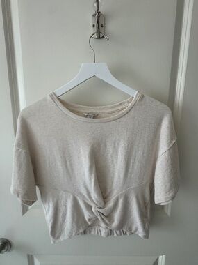 Habitual Kids Girls Size 12 Short Sleeve Twisted Front Top